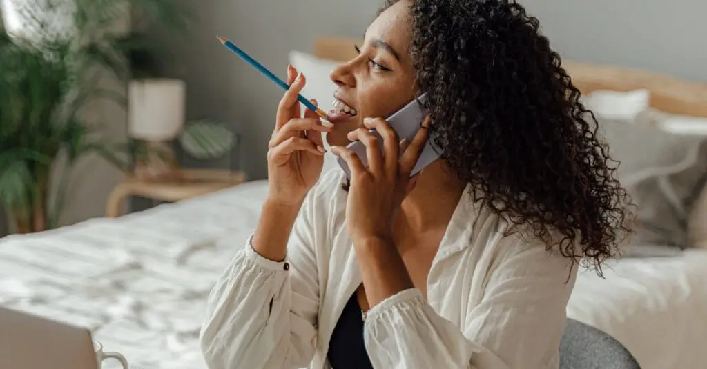 A Woman using a Smartphone
